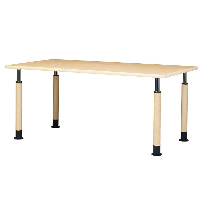 生興 テーブル 福祉用木製テーブル RTM型テーブル W1500×D900×H700~750