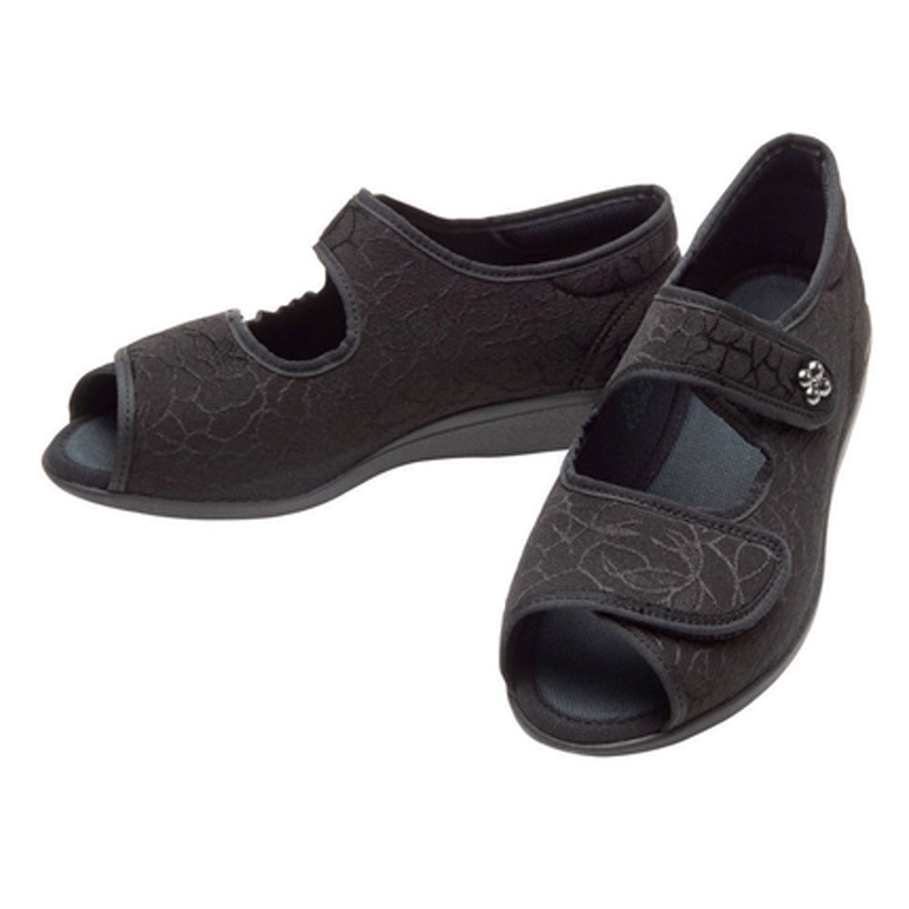 快歩主義L133SL 2本ベルトサンダルタイプ婦人用介護靴｜介護靴(ケア