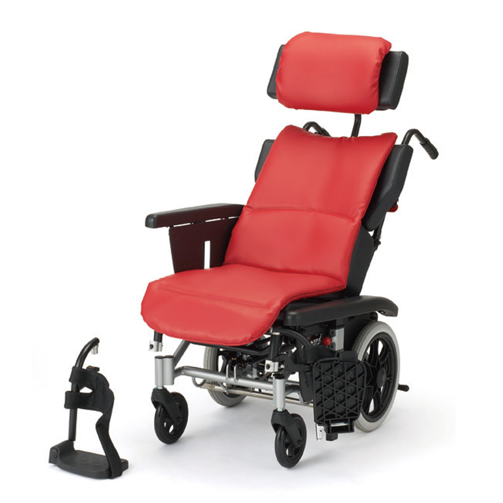 非課税】介助用車椅子 座位保持ティルトリクライニング ラクレスト PR 