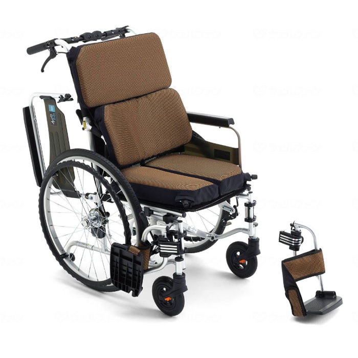 非課税】自走用車椅子 エアフィッツ・スタンダード22 AFS-22｜アルミ製 