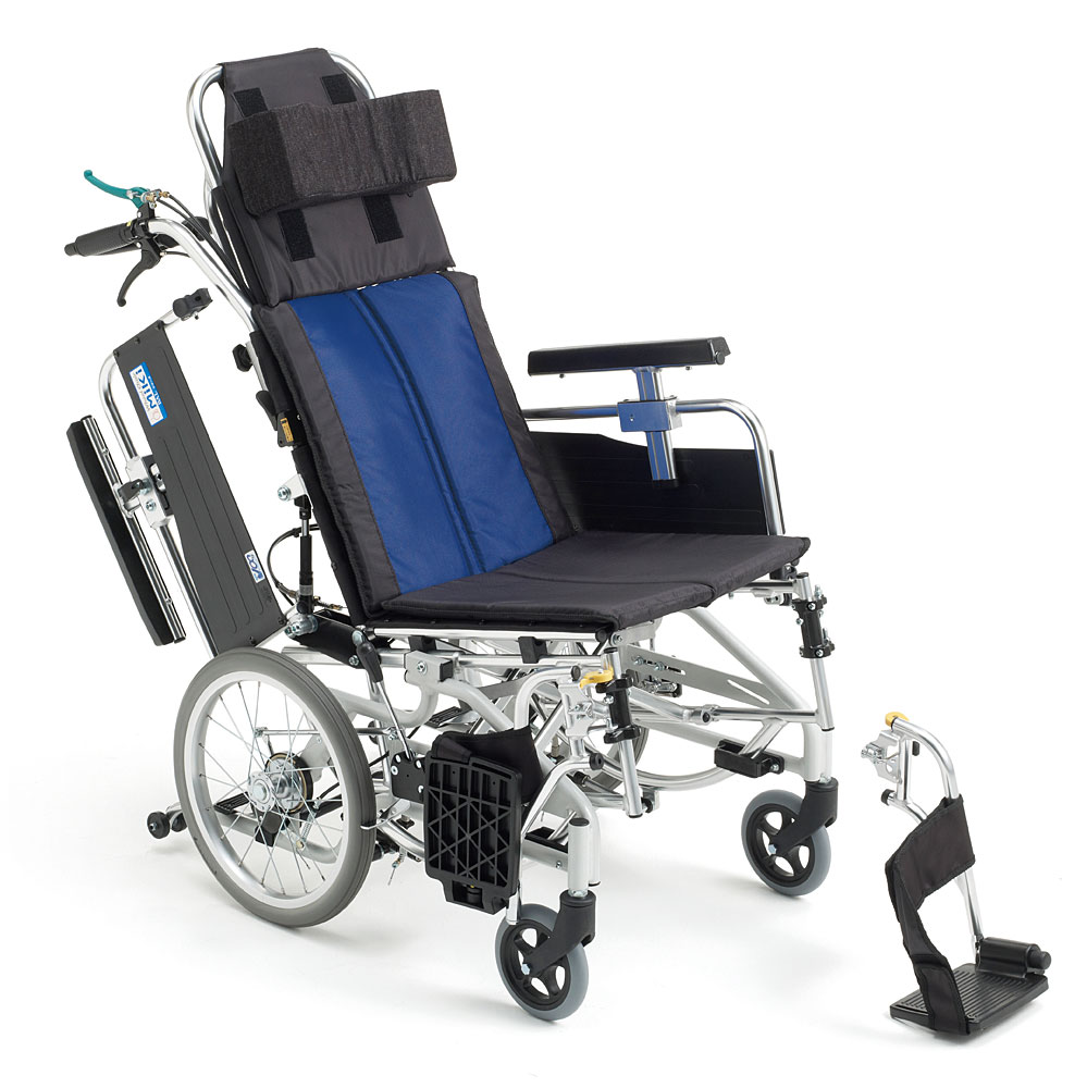 非課税】ティルト＆リクライニング車椅子 介助用 BAL-12 足踏み連動式